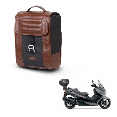 SHAD Baul maleta + soporte montaje SR38 CAFE RACER STYLE 1U KIT-445165