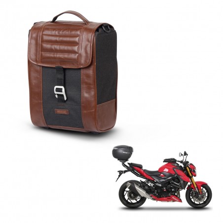 SHAD Baul maleta + soporte montaje SR38 CAFE RACER STYLE 1U KIT-445166