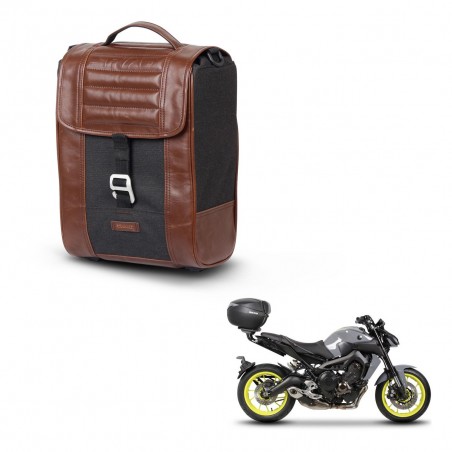 SHAD Baul maleta + soporte montaje SR38 CAFE RACER STYLE 1U KIT-445167