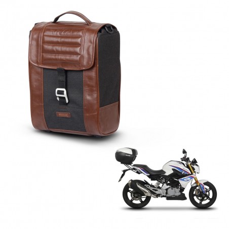 SHAD Baul maleta + soporte montaje SR38 CAFE RACER STYLE 1U KIT-445171