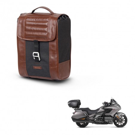 SHAD Baul maleta + soporte montaje SR38 CAFE RACER STYLE 1U KIT-445175