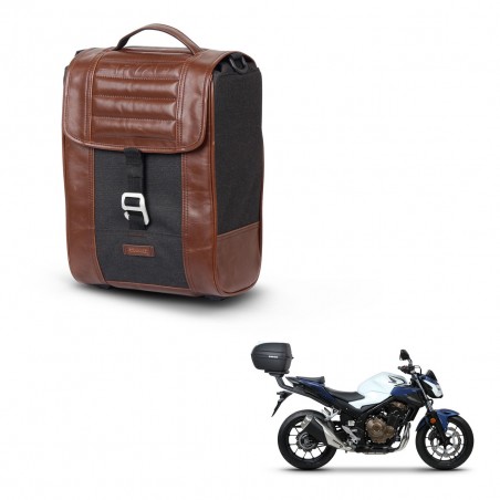 SHAD Suitcase trunk + mounting bracket SR38 CAFE RACER STYLE 1U KIT-445182