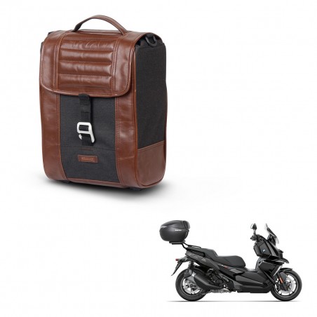 SHAD Baul maleta + soporte montaje SR38 CAFE RACER STYLE 1U KIT-445193