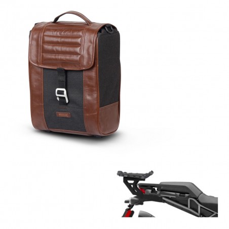 SHAD Suitcase trunk + mounting bracket SR38 CAFE RACER STYLE 1U KIT-445231