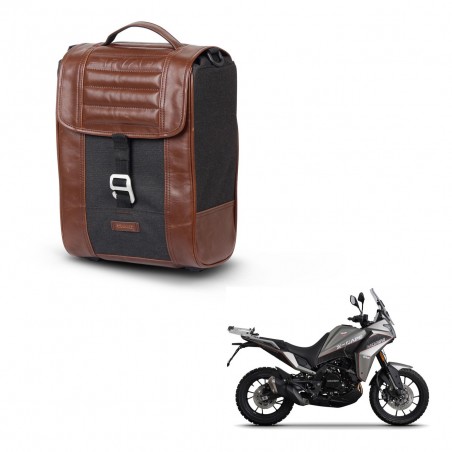 SHAD Baul maleta + soporte montaje SR38 CAFE RACER STYLE 1U KIT-445232