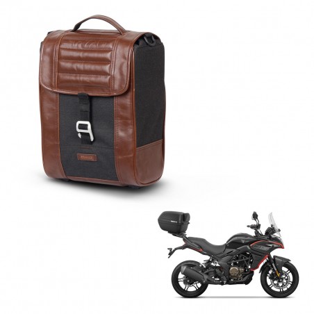 SHAD Baul maleta + soporte montaje SR38 CAFE RACER STYLE 1U KIT-445267