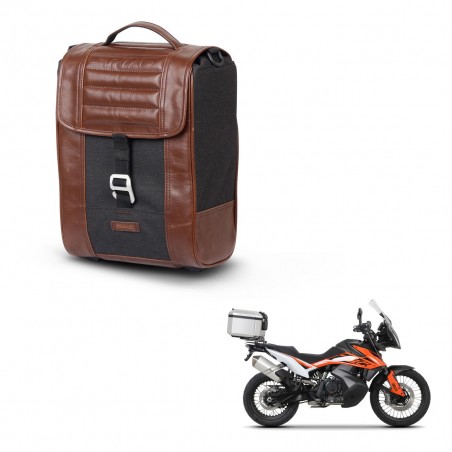 SHAD Baul maleta + soporte montaje SR38 CAFE RACER STYLE 1U KIT-445271