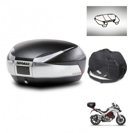 SHAD SH48 trunk + mounting bracket accessories TITANIUM PREMIUM KIT-445302