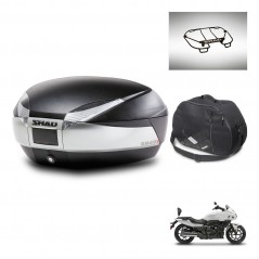 SHAD Baul SH48 + soporte montaje accesorios TITANIUM PREMIUM KIT-445310