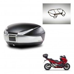 SHAD SH48 trunk + mounting bracket upper grill TITANIUM PREMIUM KIT-445316