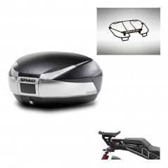 SHAD Baul SH48 + soporte montaje parrilla superior TITANIUM PREMIUM KIT-445324