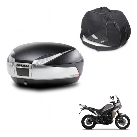SHAD Baul SH48 + soporte montaje bolsa interna TITANIUM PREMIUM KIT-445330