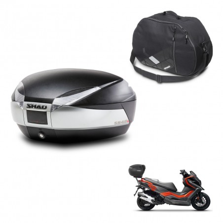 SHAD SH48 trunk + mounting bracket internal bag TITANIUM PREMIUM KIT-445346