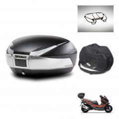 SHAD SH48 trunk + mounting bracket accessories TITANIUM PREMIUM KIT-445350