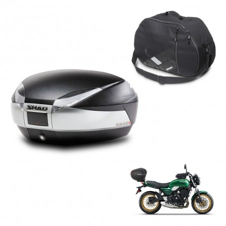 SHAD SH48 trunk + mounting bracket internal bag TITANIUM PREMIUM KIT-445354