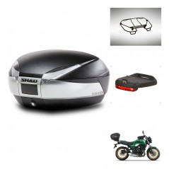 SHAD Baul SH48 + soporte montaje accesorios TITANIUM PREMIUM KIT-445357