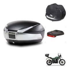 SHAD Baul SH48 + soporte montaje accesorios TITANIUM PREMIUM KIT-445363