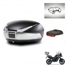SHAD Baul SH48 + soporte montaje accesorios TITANIUM PREMIUM KIT-445389