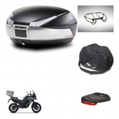SHAD Baul SH48 + soporte montaje accesorios TITANIUM PREMIUM KIT-445391