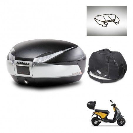 SHAD Baul SH48 + soporte montaje accesorios TITANIUM PREMIUM KIT-445398