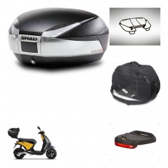 SHAD Baul SH48 + soporte montaje accesorios TITANIUM PREMIUM KIT-445399