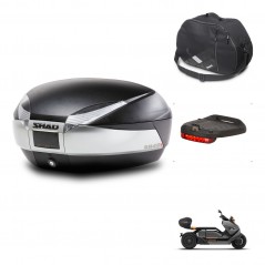 SHAD Baul SH48 + soporte montaje accesorios TITANIUM PREMIUM KIT-445403