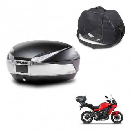 SHAD Baul SH48 + soporte montaje bolsa interna TITANIUM PREMIUM KIT-445410