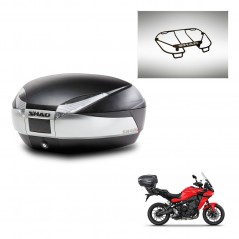 SHAD SH48 trunk + mounting bracket upper grill TITANIUM PREMIUM KIT-445412