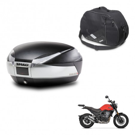 SHAD SH48 trunk + mounting bracket internal bag TITANIUM PREMIUM KIT-445418