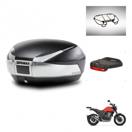 SHAD Baul SH48 + soporte montaje accesorios TITANIUM PREMIUM KIT-445421