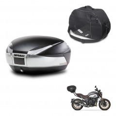 SHAD SH48 trunk + mounting bracket internal bag TITANIUM PREMIUM KIT-445442