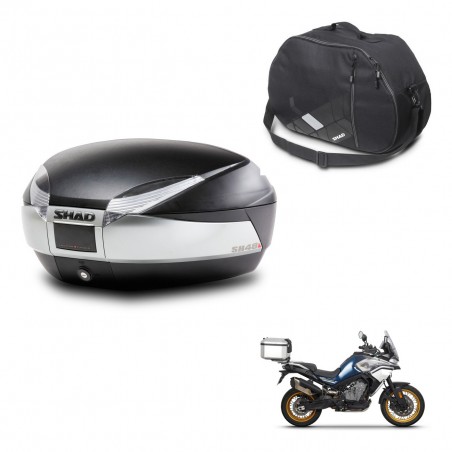 SHAD SH48 trunk + mounting bracket internal bag TITANIUM PREMIUM KIT-445450
