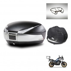 SHAD SH48 trunk + mounting bracket accessories TITANIUM PREMIUM KIT-445454