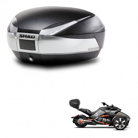 SHAD Baul SH48 + soporte montaje TITANIUM PREMIUM KIT-445456