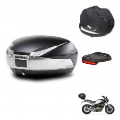 SHAD Baul SH48 + soporte montaje accesorios TITANIUM PREMIUM KIT-445483