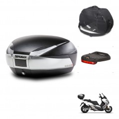 SHAD SH48 trunk + mounting bracket accessories TITANIUM PREMIUM KIT-445531