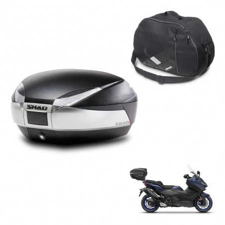 SHAD Baul SH48 + soporte montaje bolsa interna TITANIUM PREMIUM KIT-445538