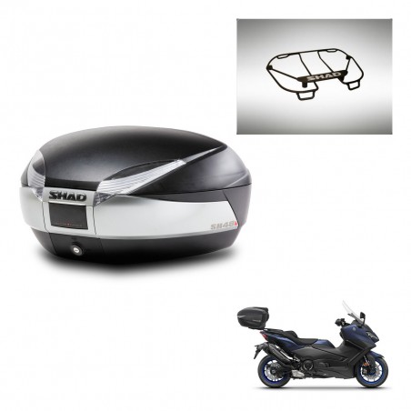 SHAD SH48 trunk + mounting bracket upper grill TITANIUM PREMIUM KIT-445540