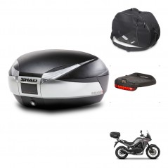 SHAD Baul SH48 + soporte montaje accesorios TITANIUM PREMIUM KIT-445571