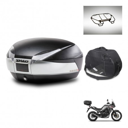 SHAD Baul SH48 + soporte montaje accesorios TITANIUM PREMIUM KIT-445574