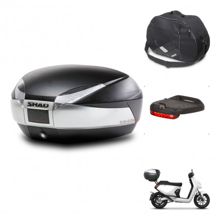 SHAD SH48 trunk + mounting bracket accessories TITANIUM PREMIUM KIT-445595