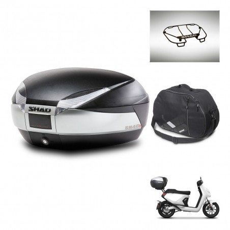 SHAD Baul SH48 + soporte montaje accesorios TITANIUM PREMIUM KIT-445598