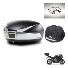 SHAD SH48 trunk + mounting bracket accessories TITANIUM PREMIUM KIT-445662