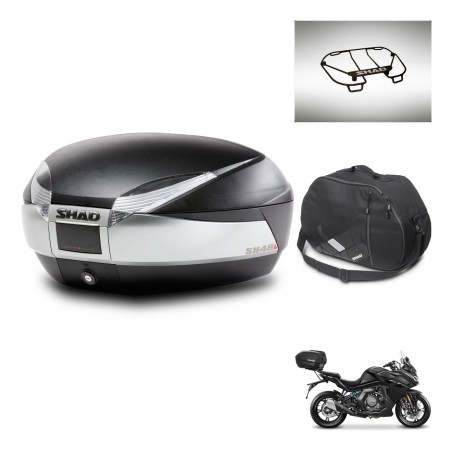 SHAD Baul SH48 + soporte montaje accesorios TITANIUM PREMIUM KIT-445662