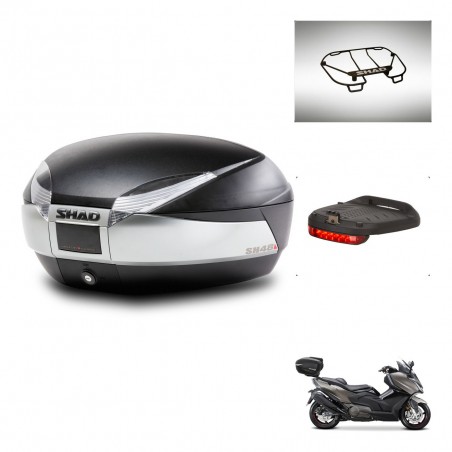 SHAD Baul SH48 + soporte montaje accesorios TITANIUM PREMIUM KIT-445669