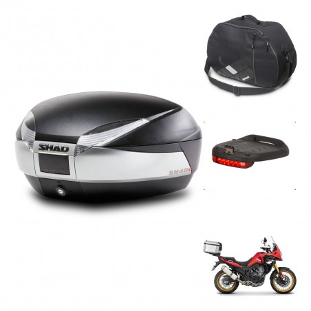 SHAD Baul SH48 + soporte montaje accesorios TITANIUM PREMIUM KIT-445683