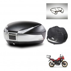 SHAD Baul SH48 + soporte montaje accesorios TITANIUM PREMIUM KIT-445686
