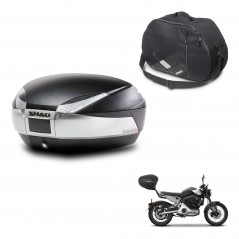 SHAD Baul SH48 + soporte montaje bolsa interna TITANIUM PREMIUM KIT-445698