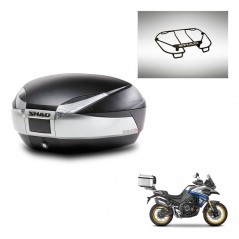 SHAD Baul SH48 + soporte montaje parrilla superior TITANIUM PREMIUM KIT-445708