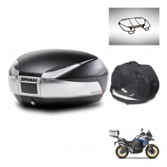 SHAD SH48 trunk + mounting bracket accessories TITANIUM PREMIUM KIT-445710